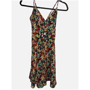 Floral Women's back tie Dress size Large